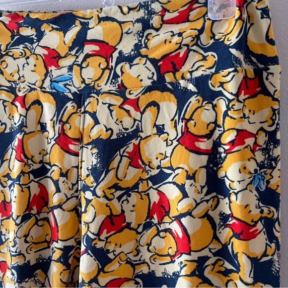 LuLaRoe Disney Pooh Bear leggings super soft - Picture 2 of 4